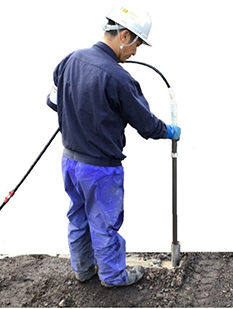 磁気探査法(根入れ深度調査・残置杭調査)